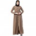 Wholesale abayas/burqas - Front open abaya with pintuck